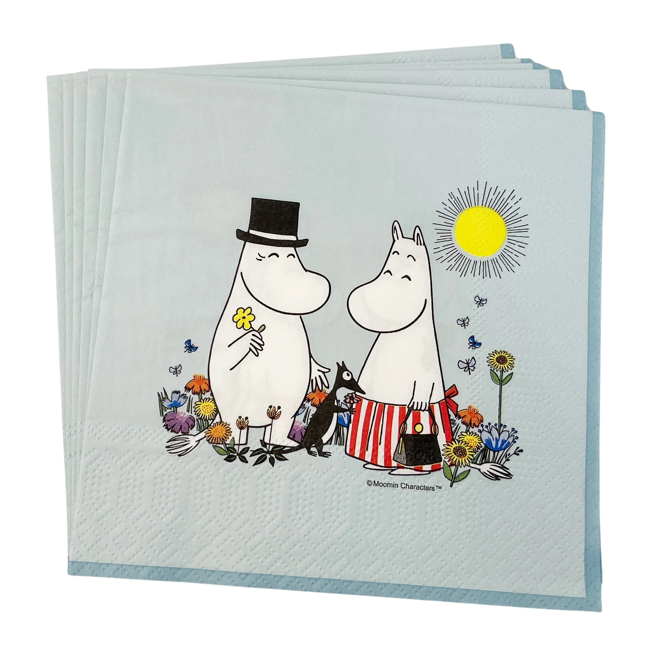Moomin Napkins 16-Pack - Blue