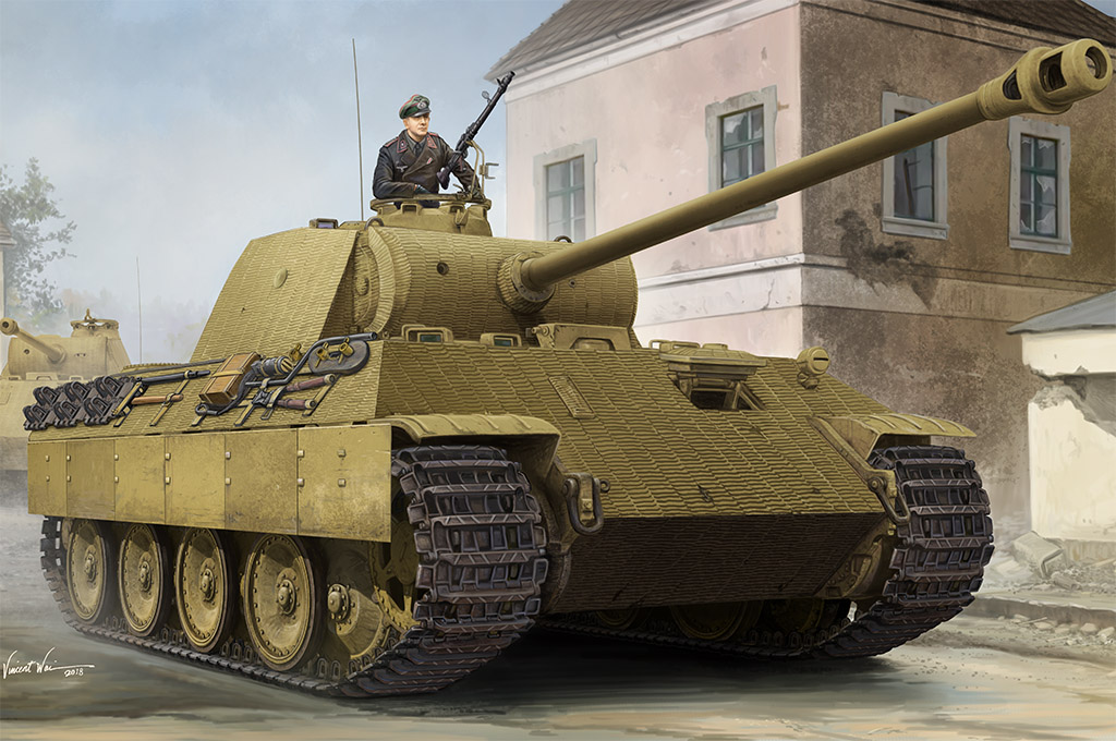 1/35 German Sd.Kfz.171 PzKpfw Ausf A w/ Zimmerit 