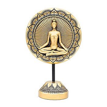 Deco Yoga meditation rund  i guldfärg