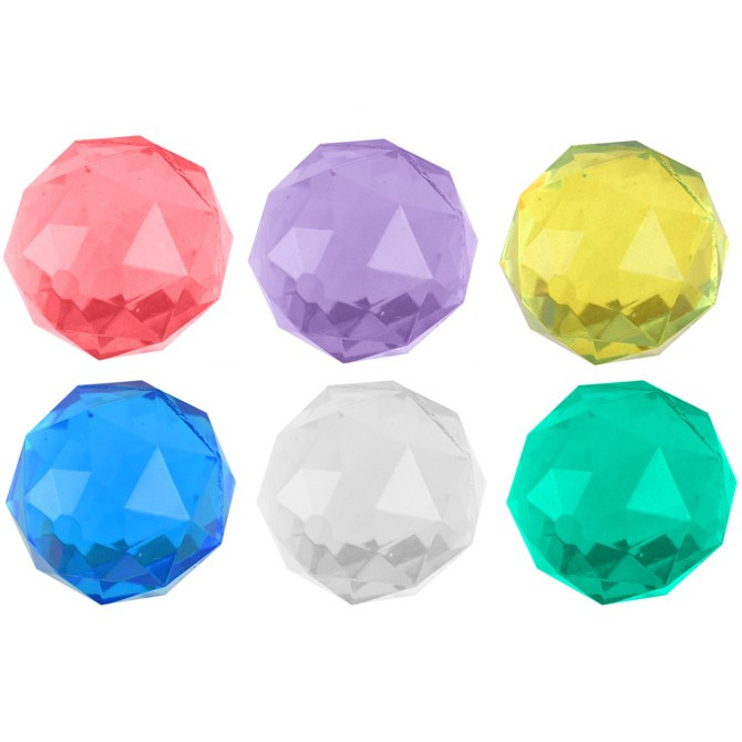 Studsboll Diamant 6-pack 