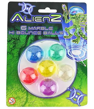 Studsboll Diamant 6-pack 