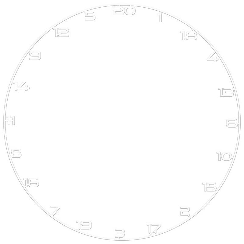 Bullet Custom Number Ring White
