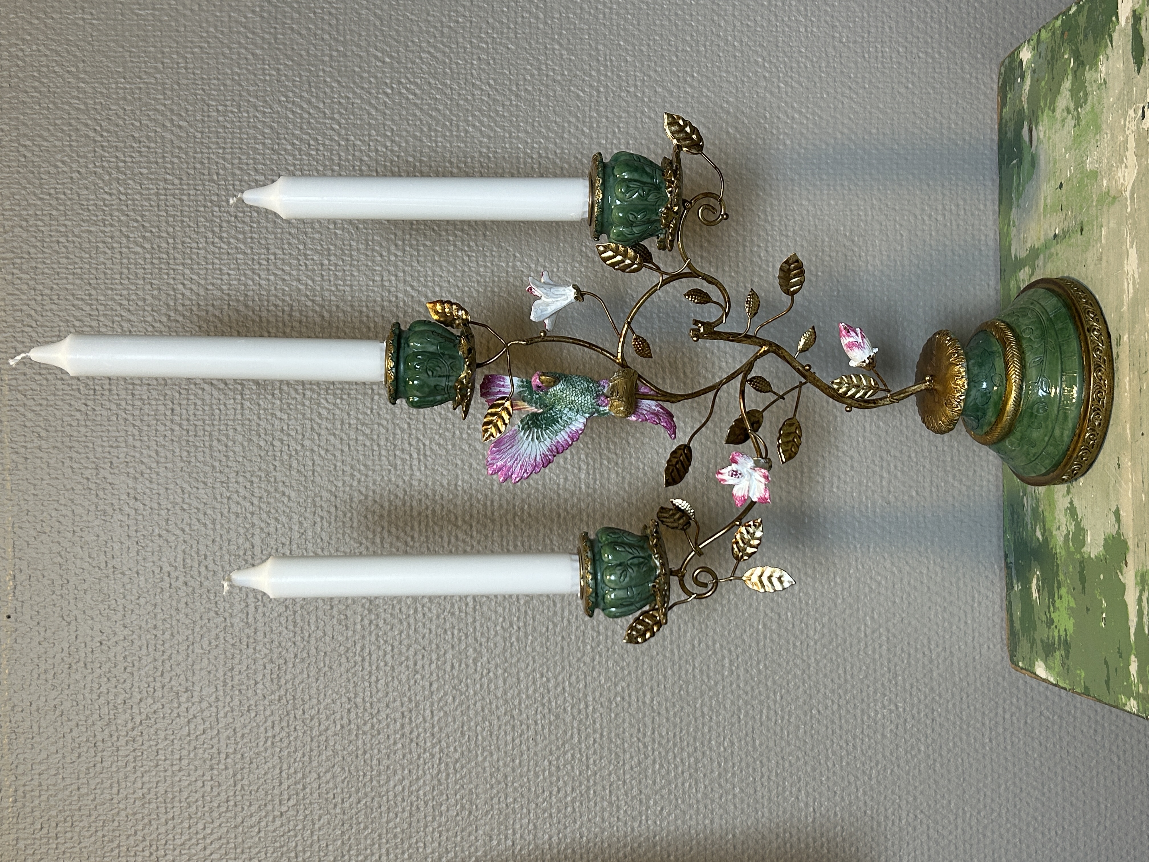 Ljusstake Papegoja