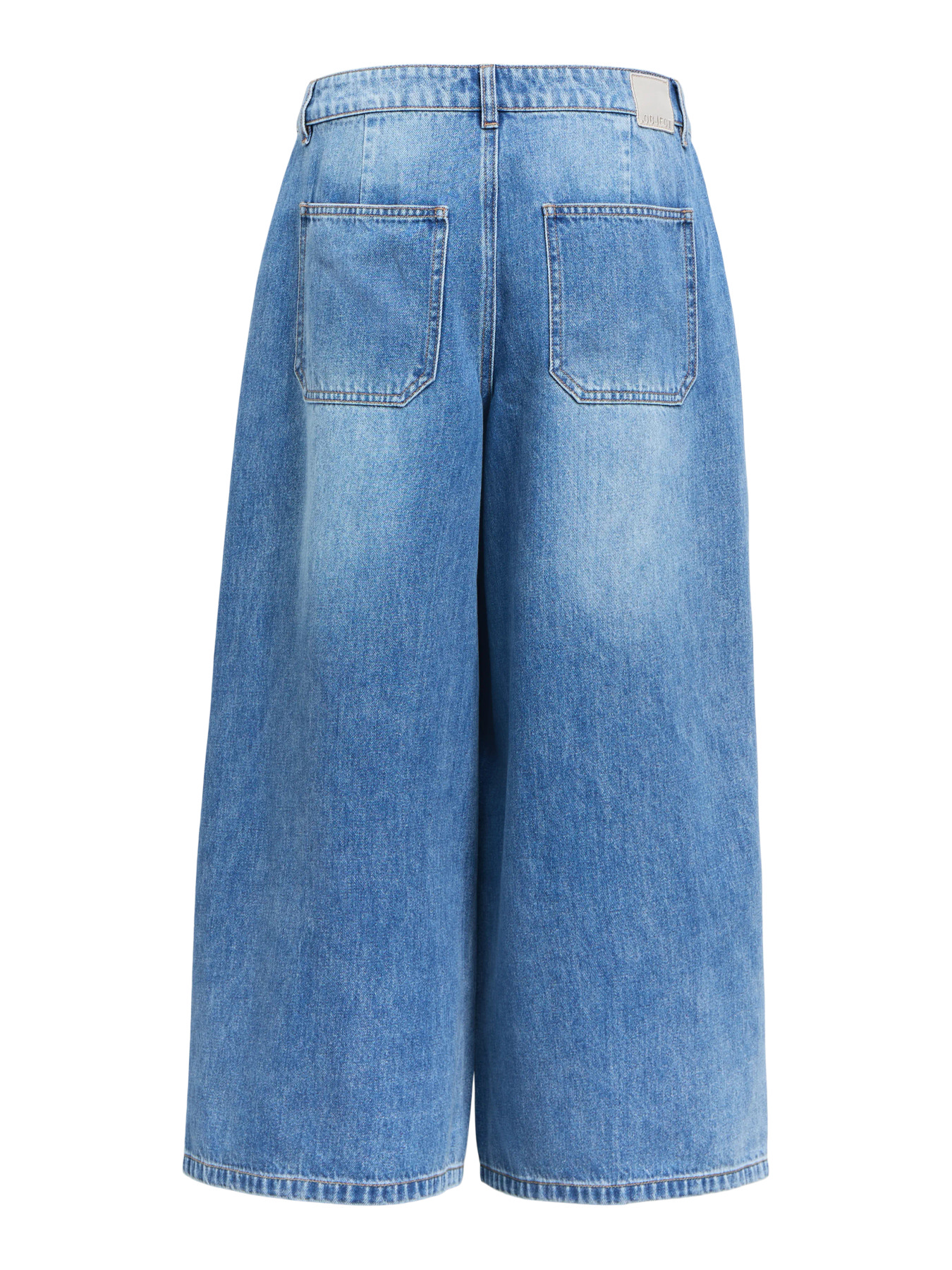 OBJFULLA MW DENIM CULOTTE 145 Medium Blue Denim - 2