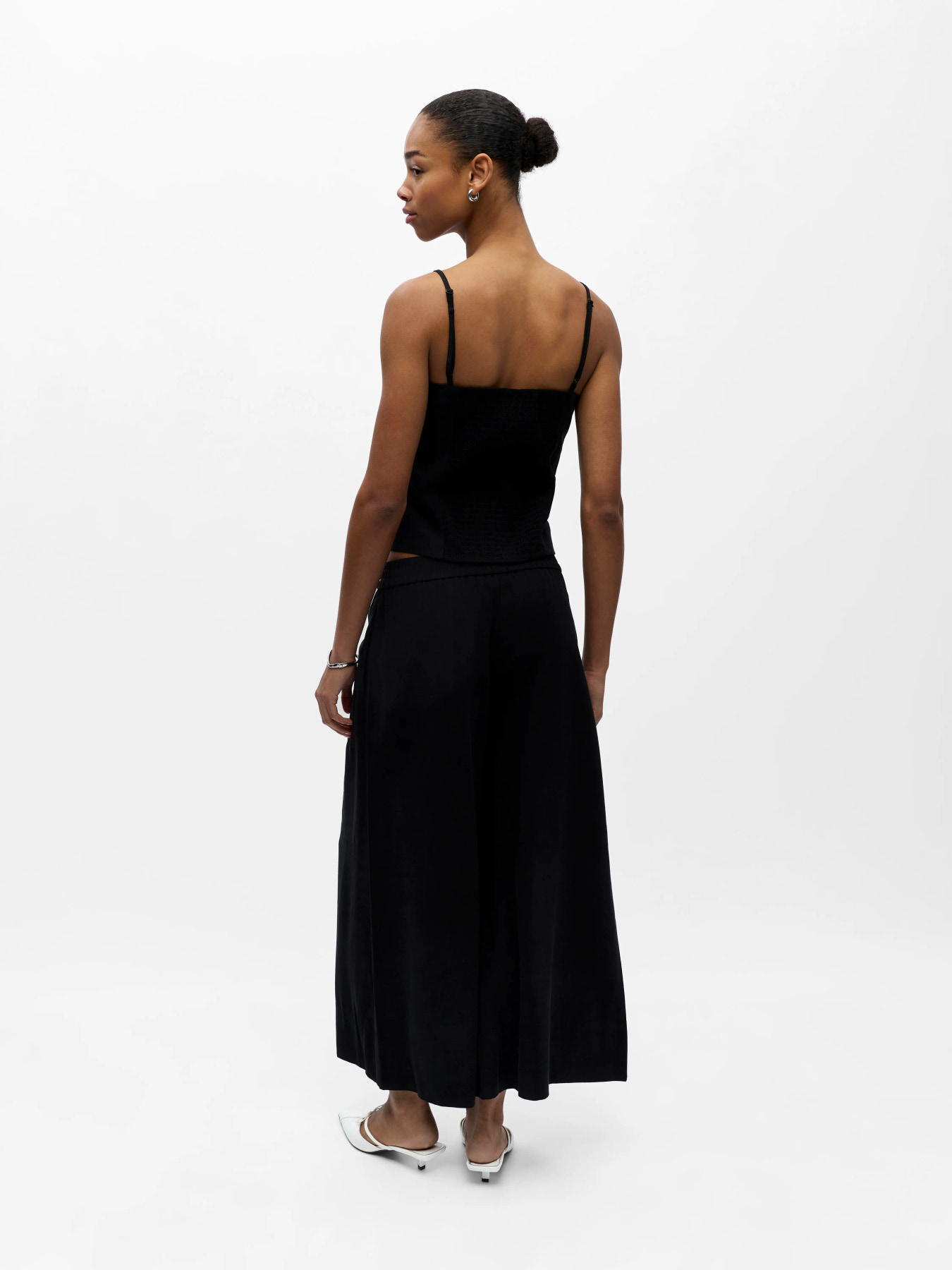 OBJHARRIET MW LO CULOTTE PANT E VIP 26 Black - 6