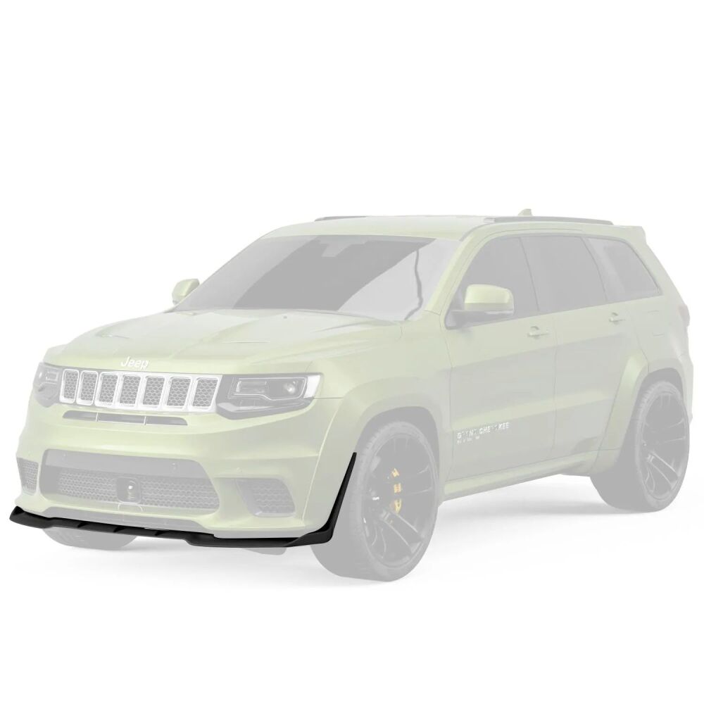 TRACKHAWK Frontsplitter – Blank Svart  - 4
