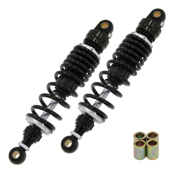 330mm black/silver shock absorbers