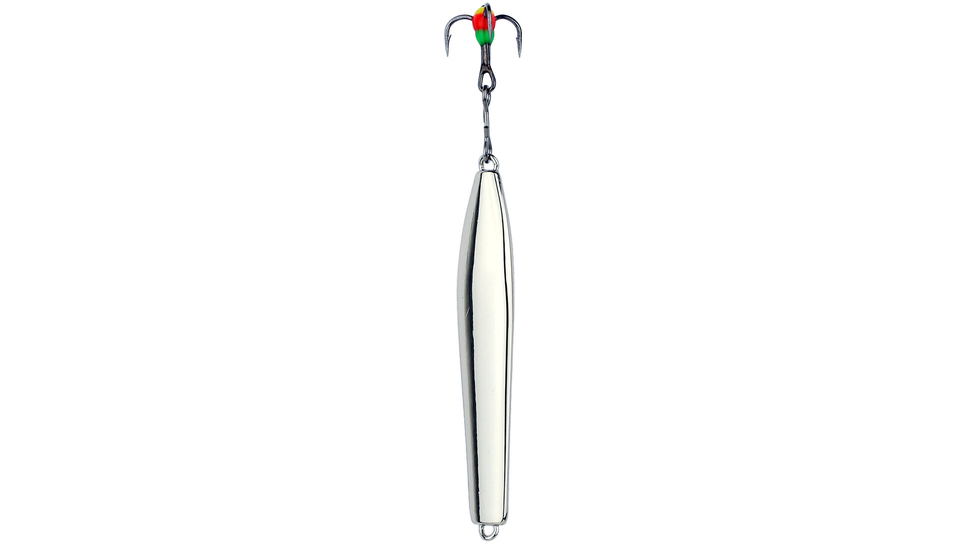 Hurricane Vickepirken is a classic vertical perch equipped with a glue hook. A perfect choice for those who want to fish for perch. Silver