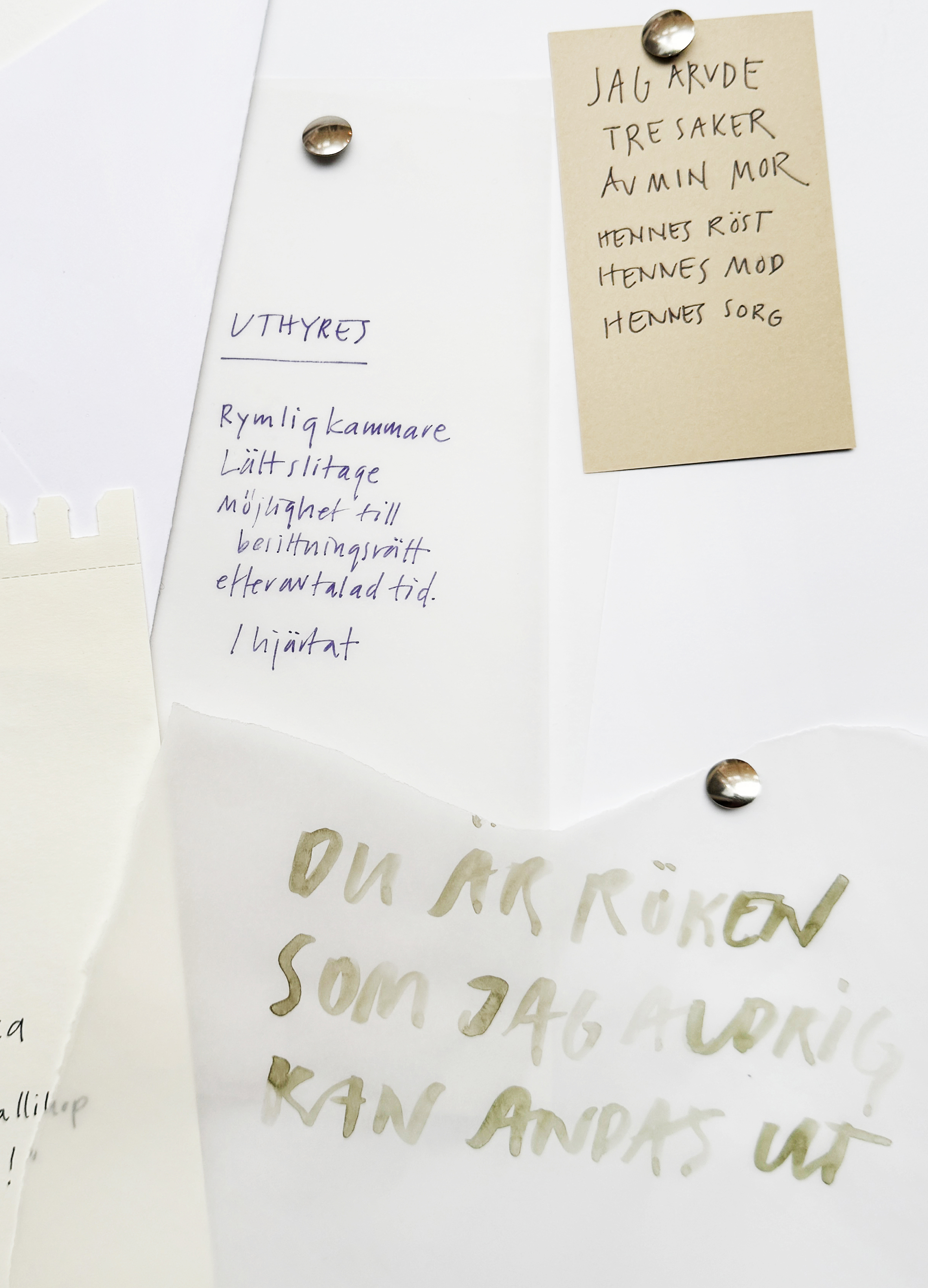 PUBLISHING PUBLISHING x MICHAELA HAMILTON Anslagstavlan