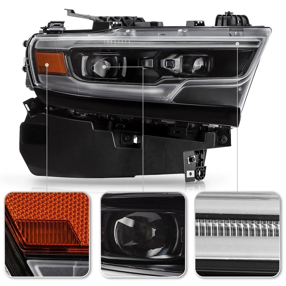 Full LED MATRIX Strålkastare – Svart – Komplett Set (2019–2023) - 2