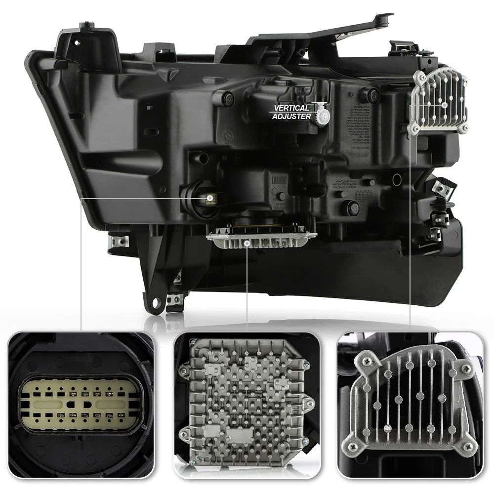 Full LED MATRIX Strålkastare – Svart – Komplett Set (2019–2023) - 3
