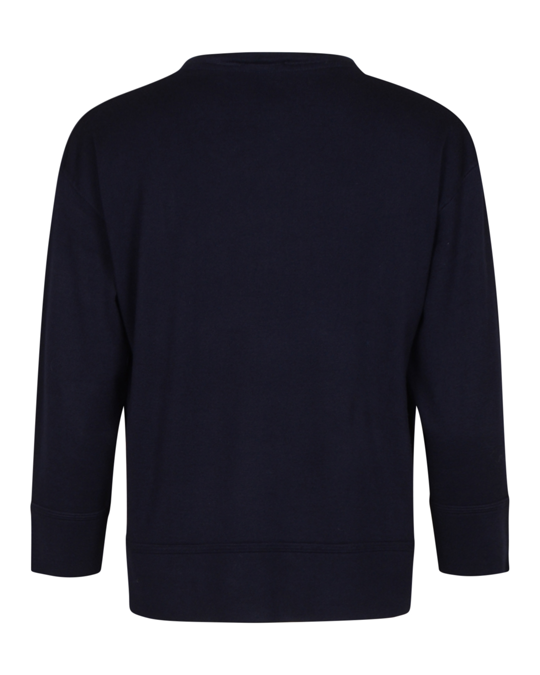Jumper trekvartärm med dragkedja marinblå - 2