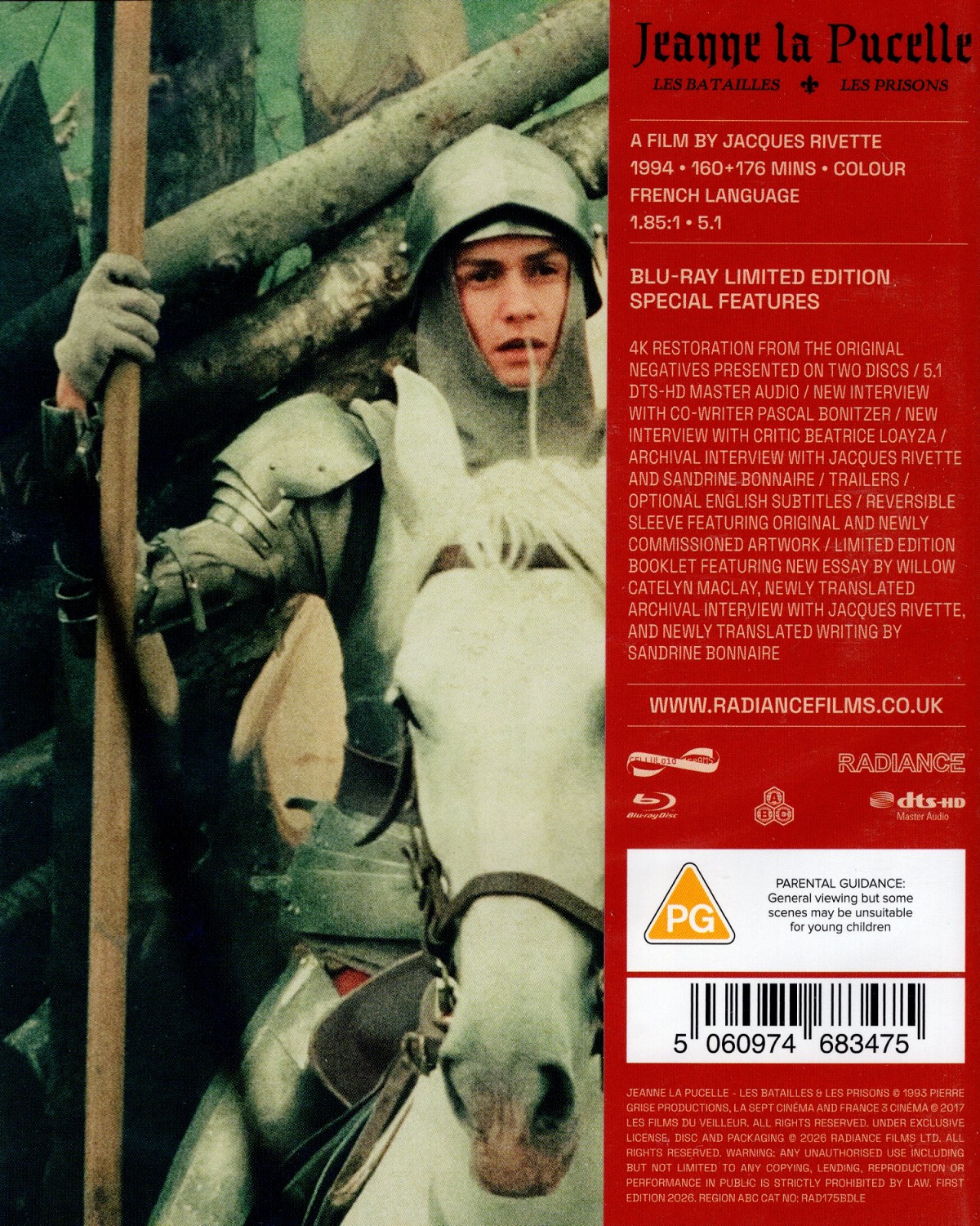 Jeanne La Pucelle (Limited Edition) (ej svensk text) (Blu-ray) - 2