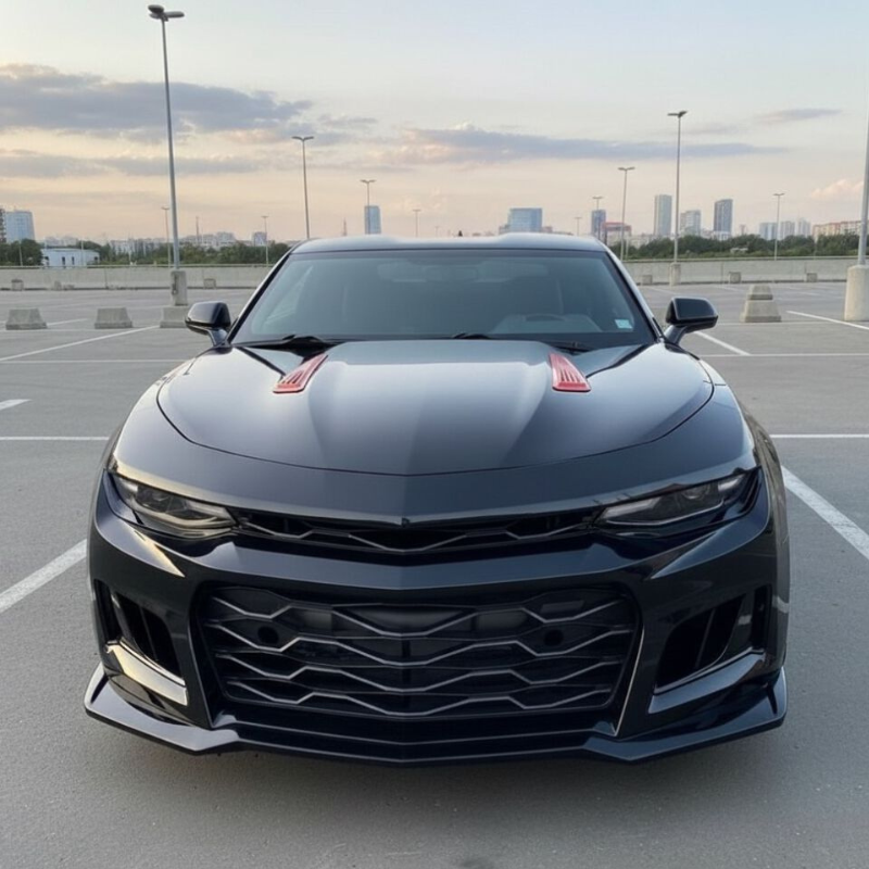 Frontstötfångare PREMIUM – 1:1 ZL1 Style – Blank Svart