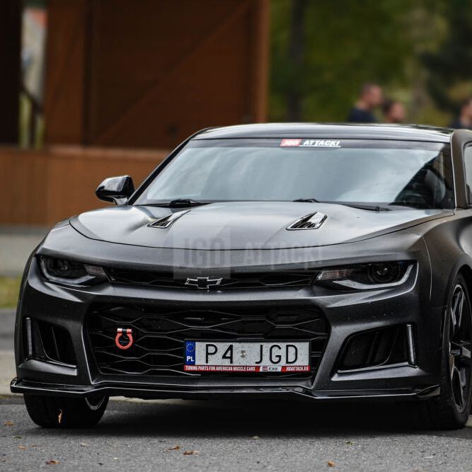 Frontstötfångare PREMIUM – 1:1 ZL1 Style – Blank Svart - 3