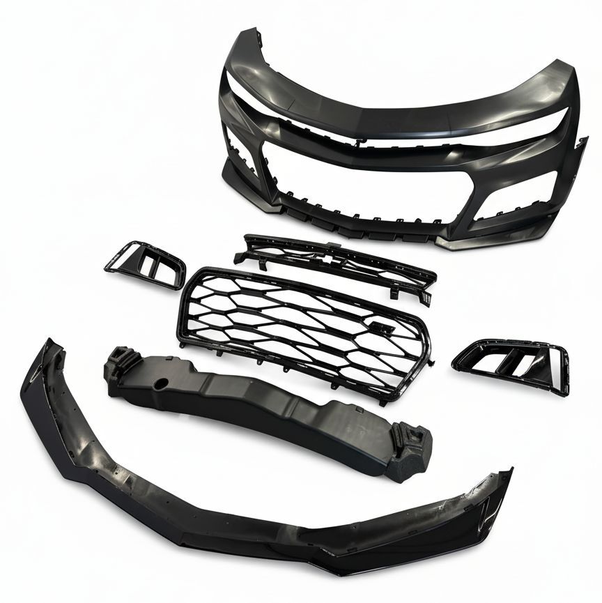 Frontstötfångare PREMIUM – 1:1 ZL1 Style – Blank Svart - 2