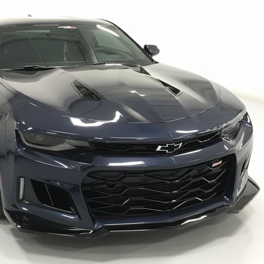Frontstötfångare PREMIUM – 1:1 ZL1 Style – Blank Svart - 4