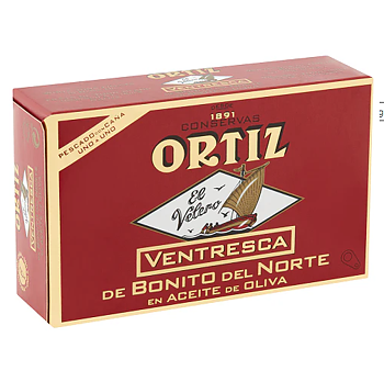 Ortiz, Tonfiskfiléer vit tonfisk Ventresca - 110g