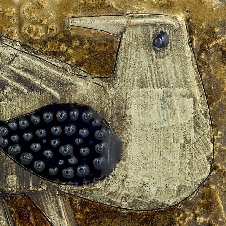 Lisa Larson (1960s) Unique Bird Wall Plaque 28 cm