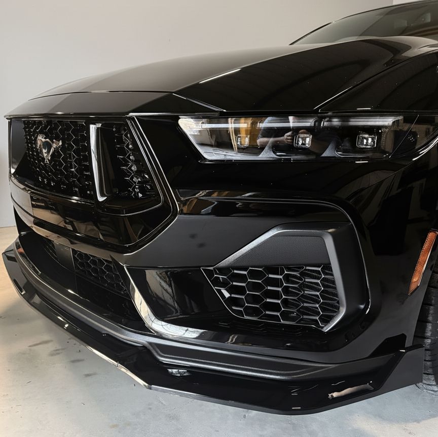Frontsplitter (Chin Spoiler) – Blank Svart - 6