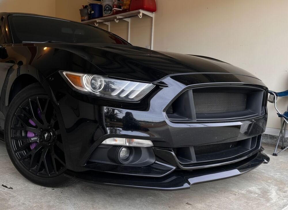 Frontsplitter (Chin Spoiler) – Blank Svart  - 4