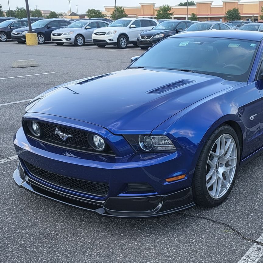 Frontsplitter (Chin Spoiler) – RTR Style – Blank Svart