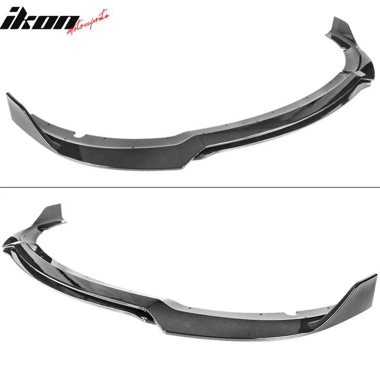 Frontsplitter – V3 Style – Blank Svart - 4