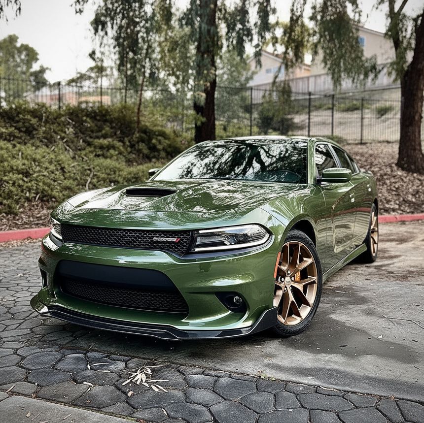 Frontsplitter – V3 Style – Blank Svart