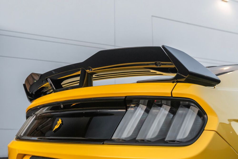 Bakspoiler Performance med Gurney Flap – Gloss Black – Dark Horse Style - 6