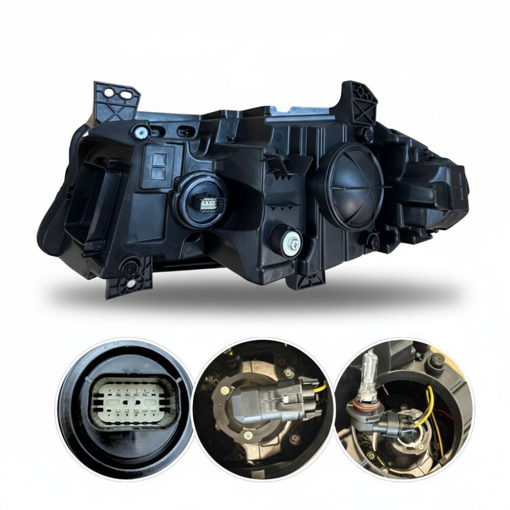 Halogenstrålkastare + LED DRL – Set (2015–2023) - 3