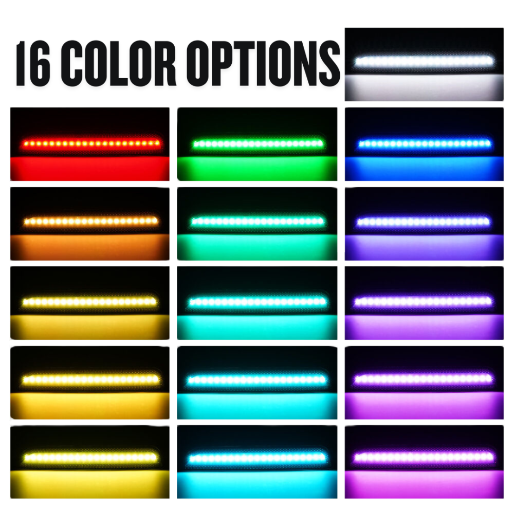 LED Sidomarkeringsljus – Fram & Bak – RGB - 2