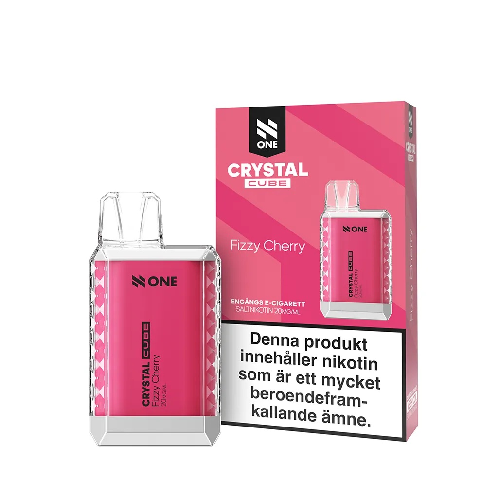N One Crystal CUBE 20mg - Fizzy Cherry