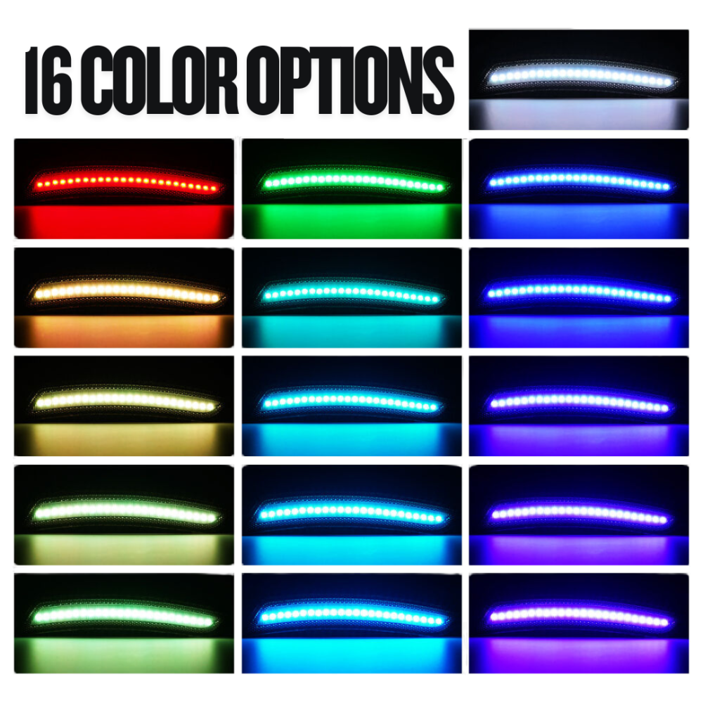 LED Sidomarkeringsljus – Fram & Bak – RGB - 2