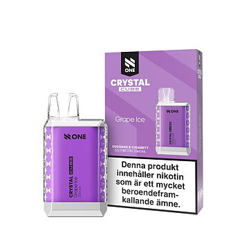 N One Crystal CUBE 20mg - Grape Ice
