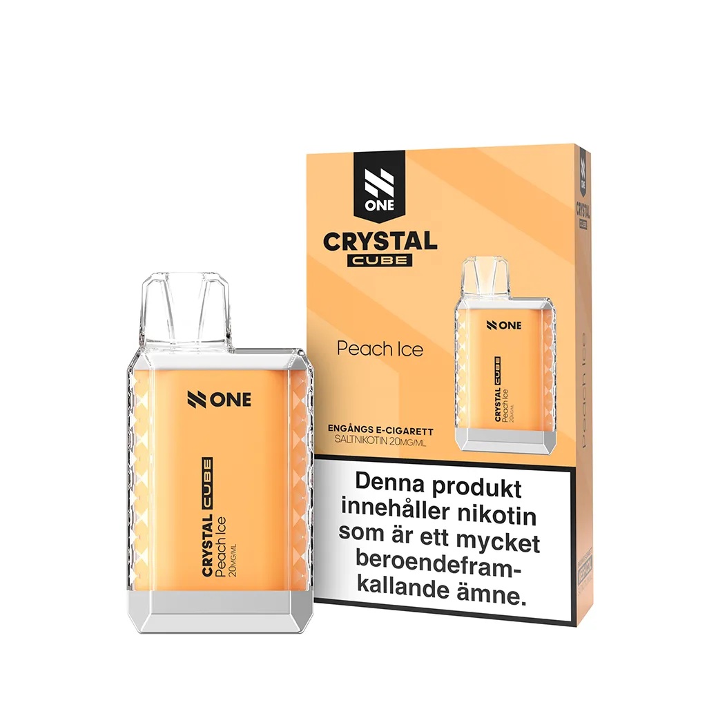N One Crystal CUBE 20mg - Peach Ice