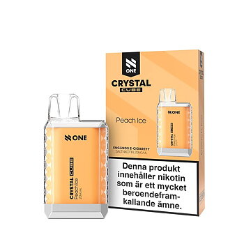 N One Crystal CUBE 20mg - Peach Ice