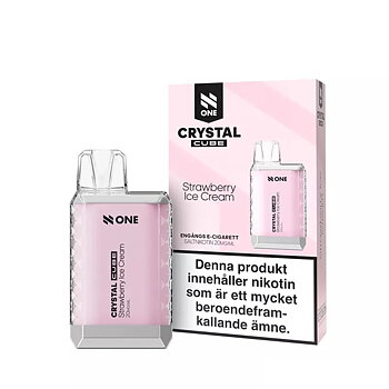 N One Crystal CUBE 20mg - Strawberry Ice Cream