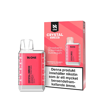 N One Crystal CUBE 20mg - Strawberry Watermelon Bubblegum