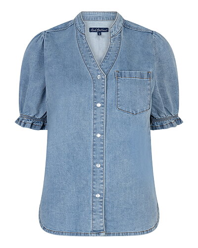 Blus Viktoria ljusblå denim