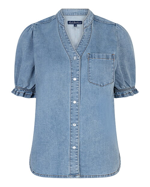 Blus Viktoria ljusblå denim