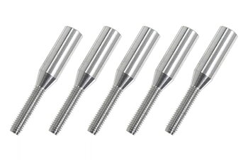 G-Force Threaded Coupler - M3 - Outer - Carbon Tube Dia. 4mm - 5 pcs