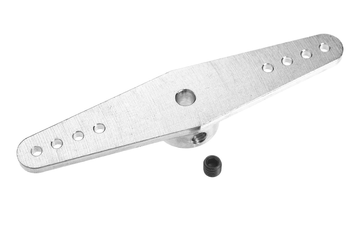G-Force Aluminium Steering Arm - Double - Long - Shaft Dia. 3mm - 1 pc