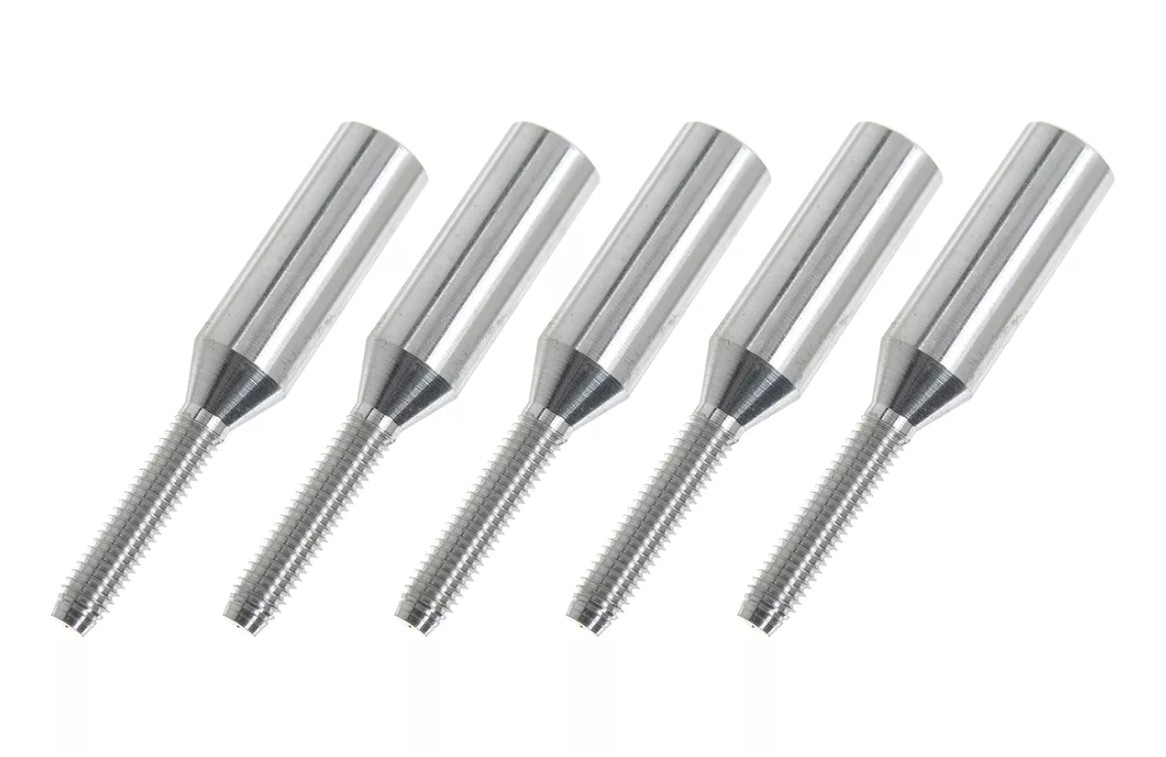 G-Force Threaded Coupler - M3 - Outer - Carbon Tube Dia. 5mm - 5 pcs