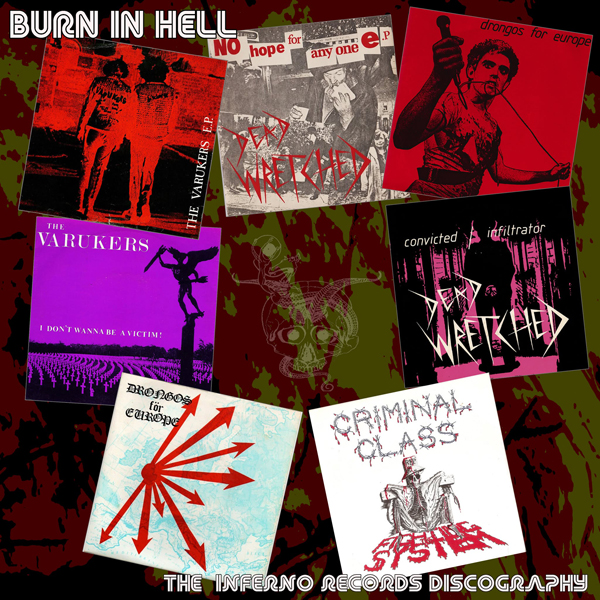 Burn in Hell - The Inferno Records discography - LP