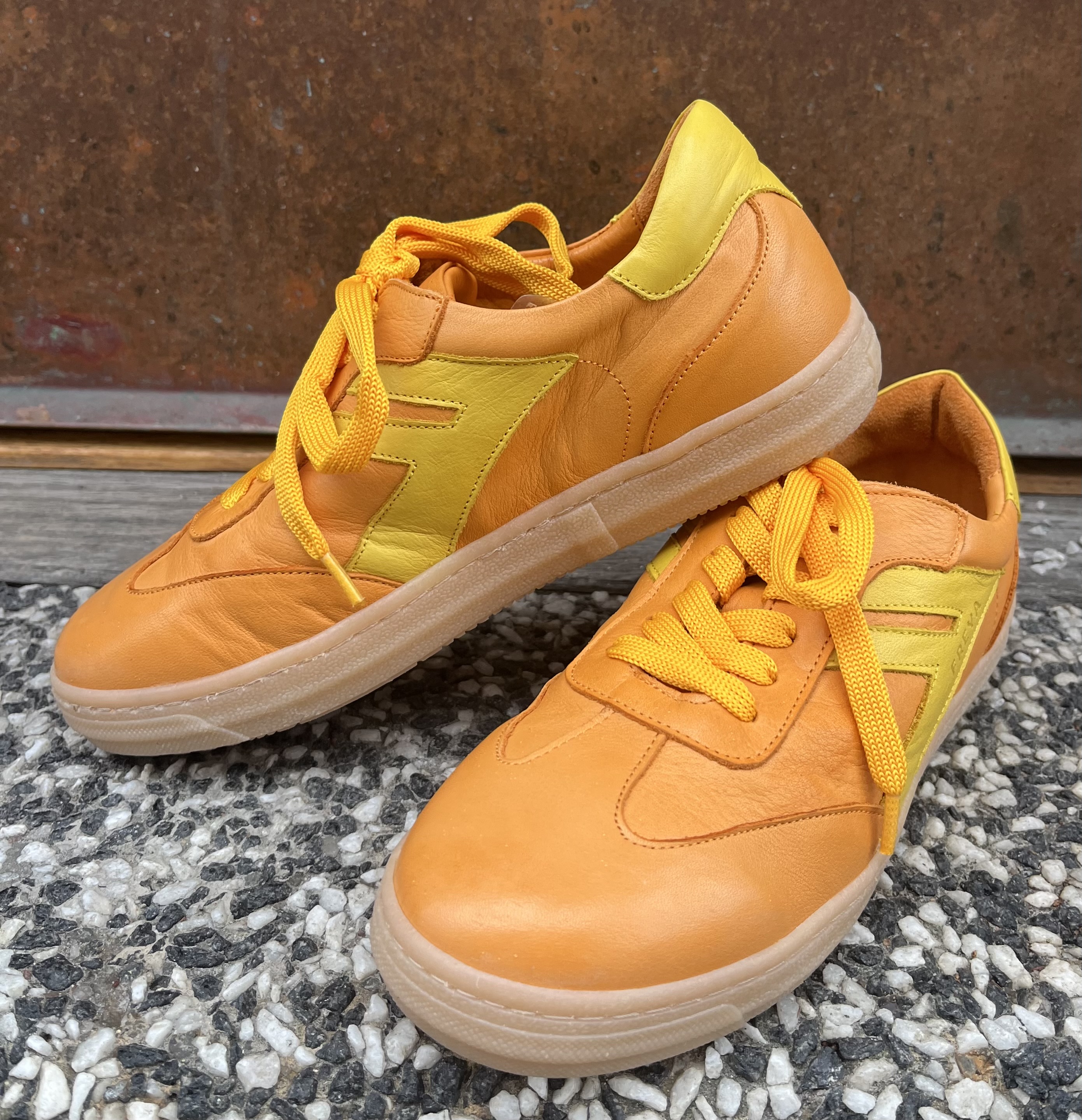 Sneakers Freya från  Andrea Conti, orange/ gul - 5