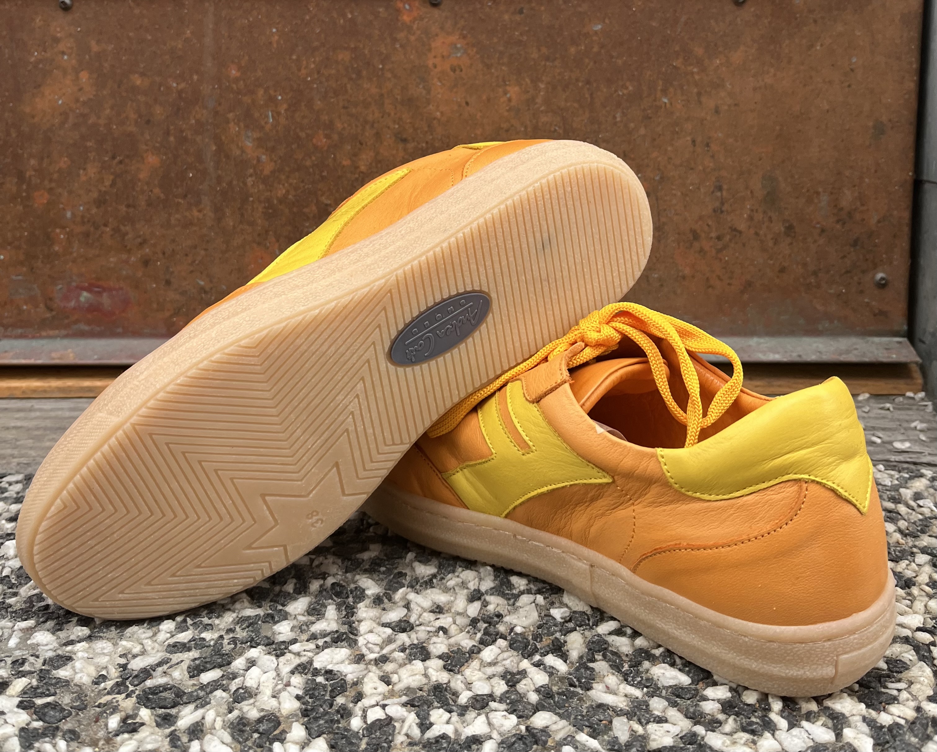 Sneakers Freya från  Andrea Conti, orange/ gul - 4