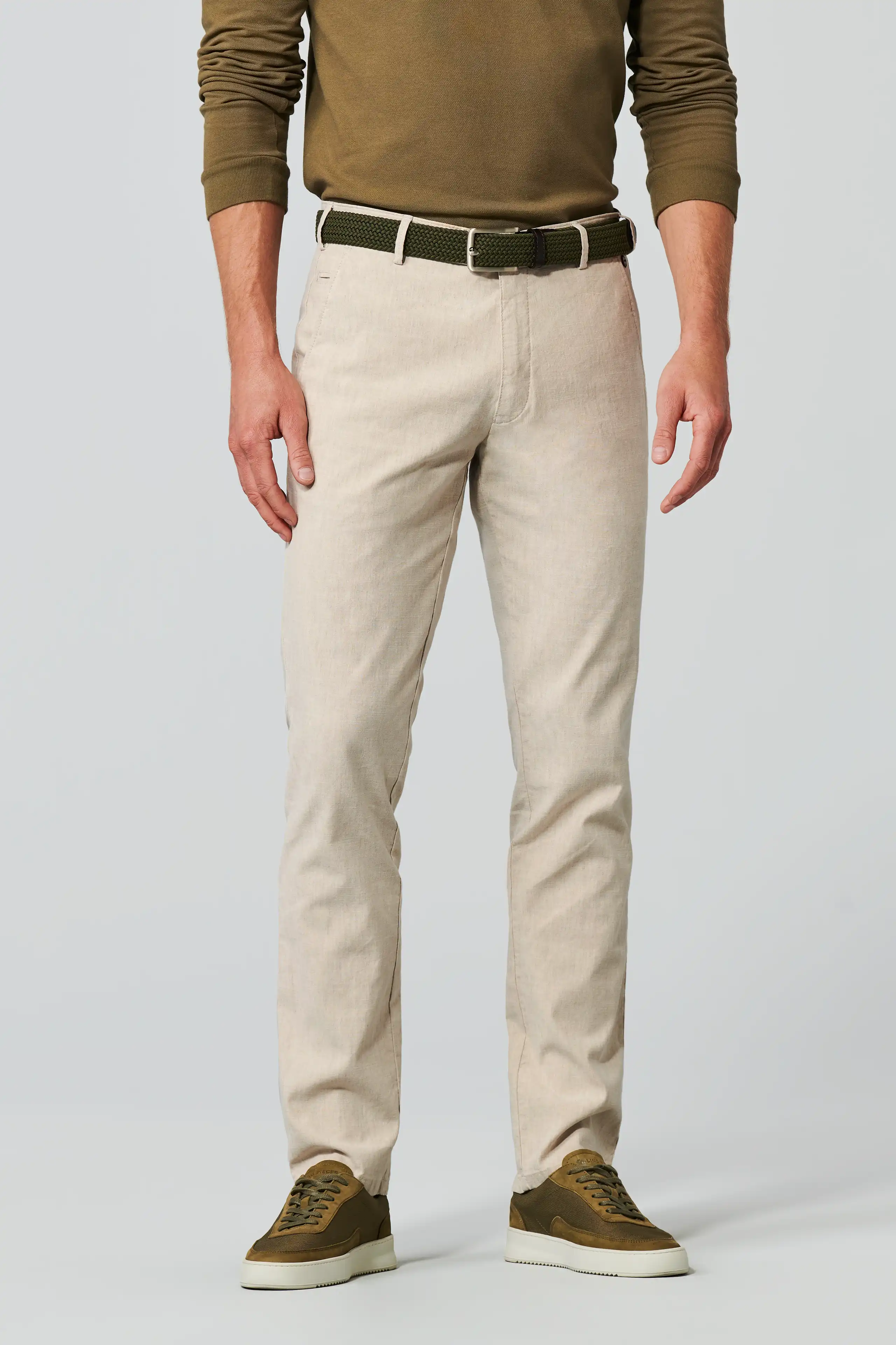 Meyer - Roma Linen - Light Sand