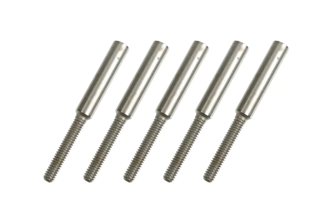 G-Force Threaded Coupler - M2 - Outer - Wire Dia. 1.2mm - 5 pcs