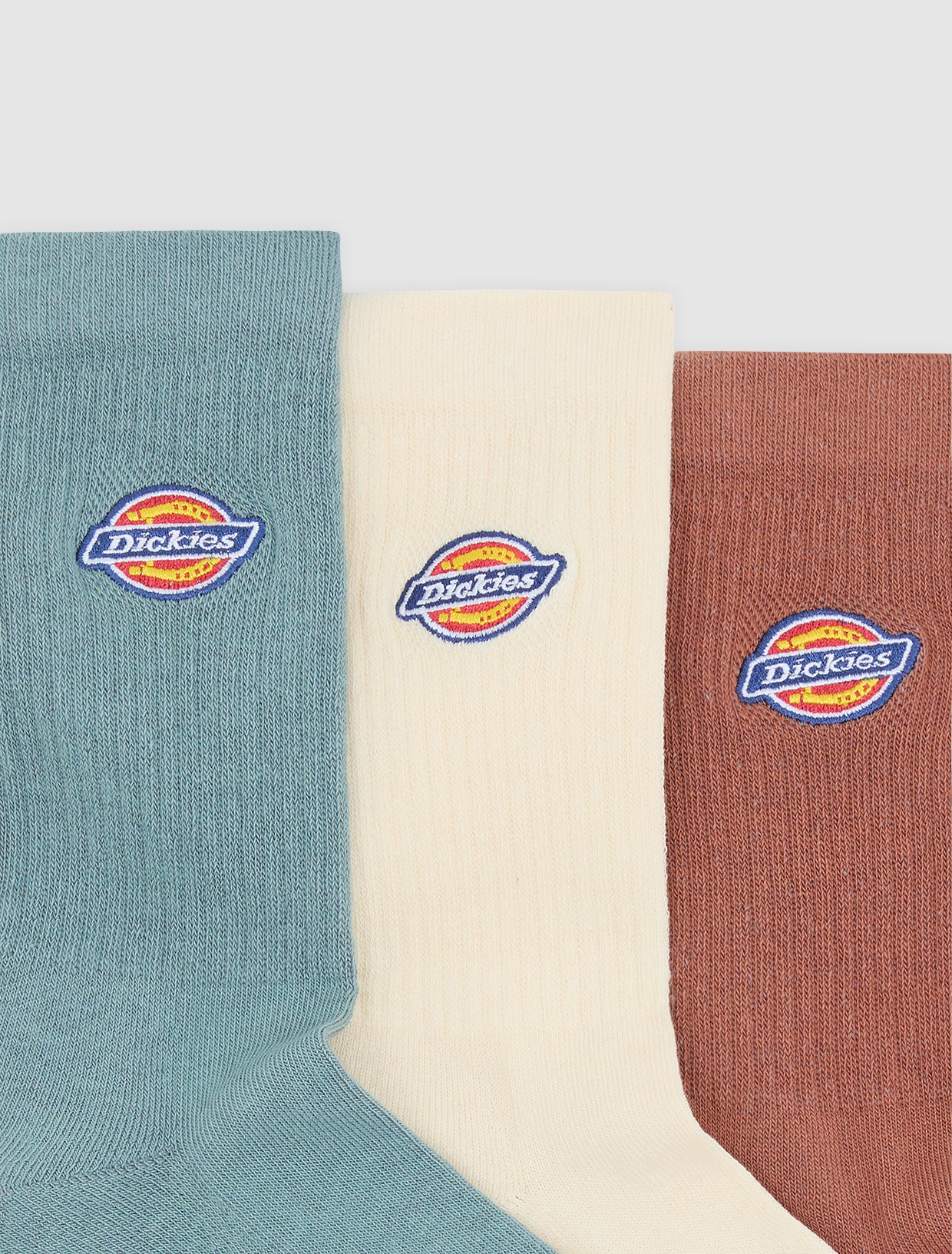 Dickies Valley Grove Strumpor 3-pack Stormy Sea - 3