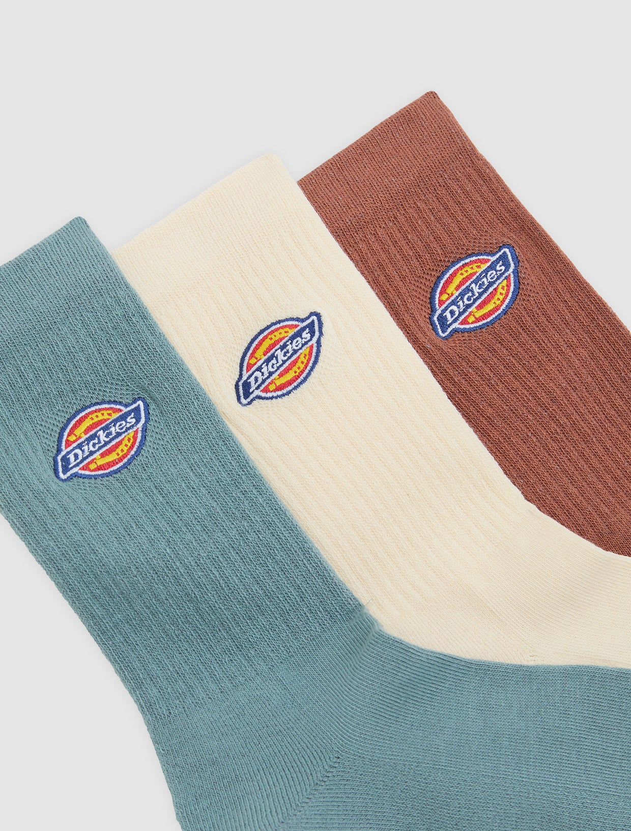 Dickies Valley Grove Strumpor 3-pack Stormy Sea - 2